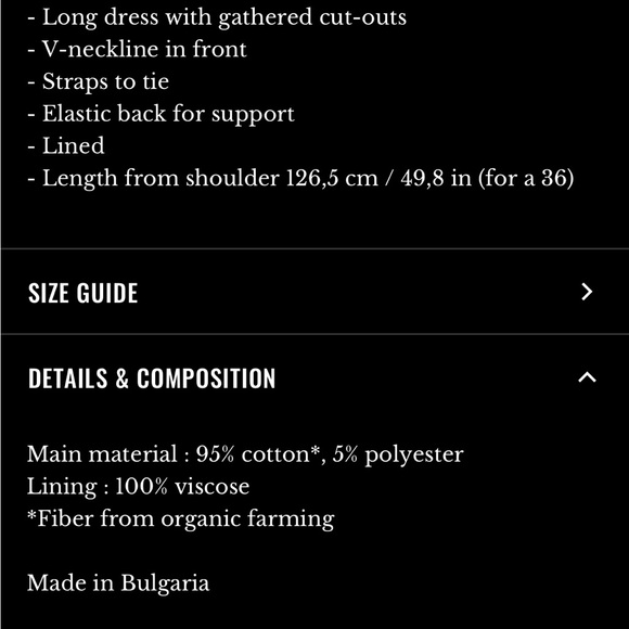 Sezane long dress NWT - Picture 6 of 8